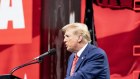 Donald Trump speaks during the Leadership Forum at the National Rifle Association annual convention in Dallas.