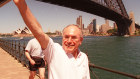 John Howard on a walk in Sydney on Sunday 4 October 1998 after celebrating win at Election. 