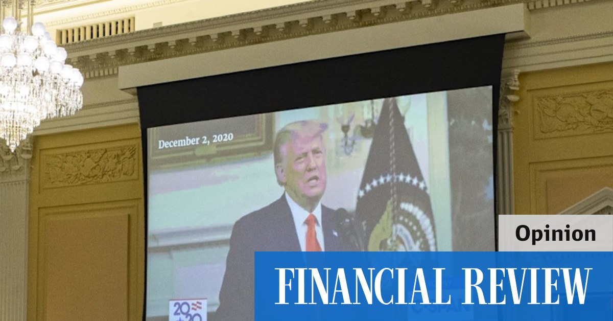 The message from Congress's January 6 riot committee: Trump has peaked - Vimarsana News