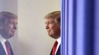 President Donald Trump arrives for a coronavirus taskforce meeting in the White House.