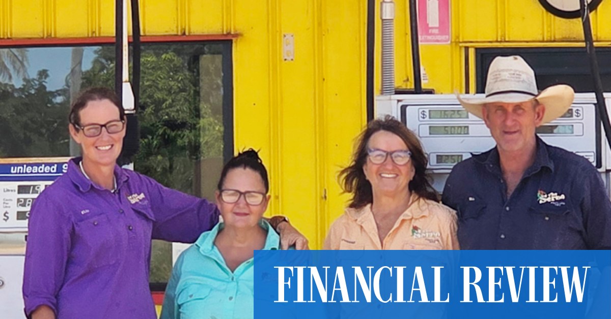 A service station owner in a remote Queensland town has started imposing limits on passing customers, who are already paying $3.25 a litre for diesel.