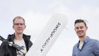 Swoop Aero founders Josh Tepper and Eric Peck (left) lost conrtol of Swoop last year. 