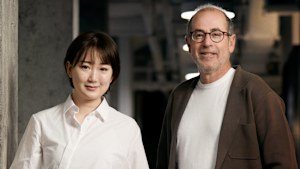 Co-founder and Partner of Square Peg, Paul Bassat, and Co-founder of Airwallex Lucy Liu.
