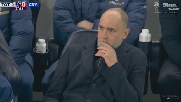 Igor Tudor tras la tarjeta roja.