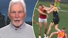 Mick Malthouse reacts to the five-week Tom Lynch ban.