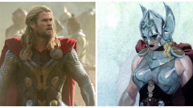 Marvel Comics is replacing their traditional male version of Thor (as played by Chris Hemsworth onscreen) with a new female version.