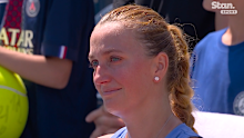 Petra Kvitova bade an emotional farewell to pro tennis after her first-round defeat at the US Open.