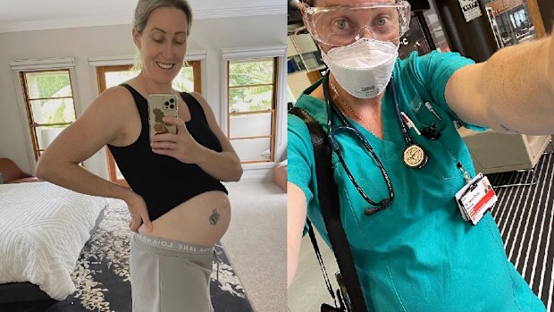 Jana Pittman pregnant with twins. 
