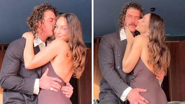 The Golden Bachelor 2025 Abbie Chatfield and boyfriend Adam Hyde