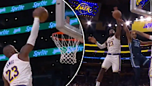 LeBron's double act. 