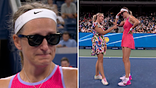 Victoria Azarenka after her win.