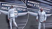 Shaquille O'Neal accidentally broke a big screen TV. 