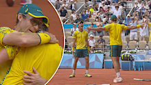 Australians Matt Ebden and John Peers have stepped onto the court at Roland Garros for the gold medal match in men's doubles.