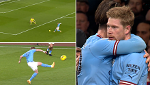 Kevin De Bruyne scores.