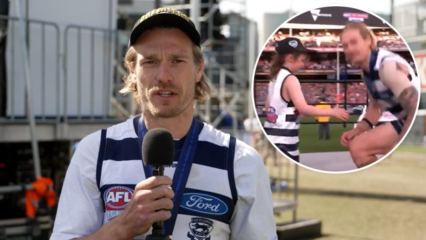 Tom Stewart is looking for the young girl who presented him with his premiership medal after Saturday's grand final win.