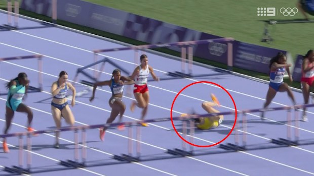 Paris Olympics 2024: Carnage as Australian Michelle Jenneke stacks it ...