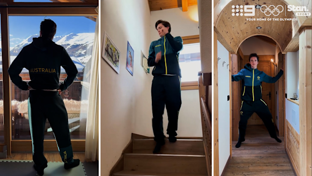 Scotty James recreates Hugh Grant's Love Actually dance at Milano Cortina 2026