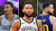 Ben Simmons, Ja Morant and Steph Curry are among the NBA's highest earners per appearance in the 2023/24 season.