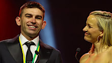 Broc Feeney collected the Jim Richards Award and the Barry Sheene Medal at the 2025 Supercars Gala.