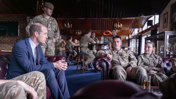 prince william veterans visit