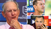 Jason Demetriou and Anthony Seibold have struggled to replace Wayne Bennett. 