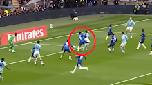 Antoine Semenyo pulls off an incredible back flick to score the FA Cup final winner for Manchester City.