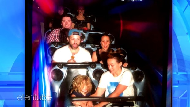 Jason Sudeikis and Olivia Wilde at Disneyland