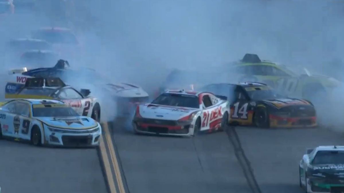 NASCAR news 2024 Talladega crash, 27car pileup brings out red flag