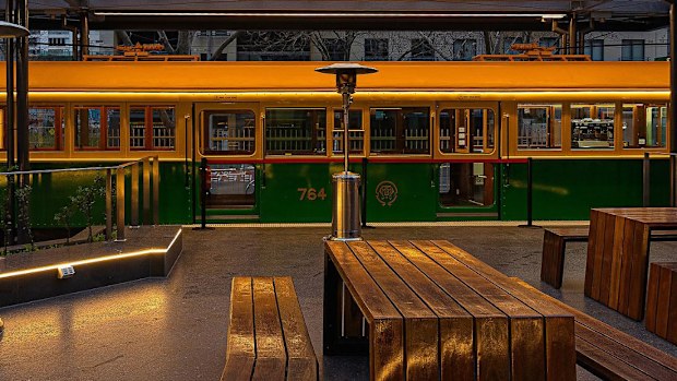 Eatery Melbourne coffee tram cafe restaurant opening