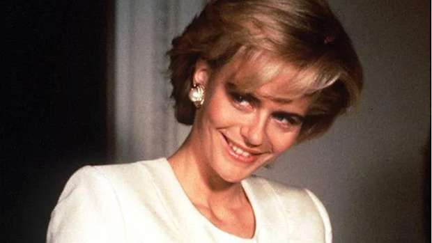 Serena Scott Thomas as Diana in the miniseries Diana: Her True Story