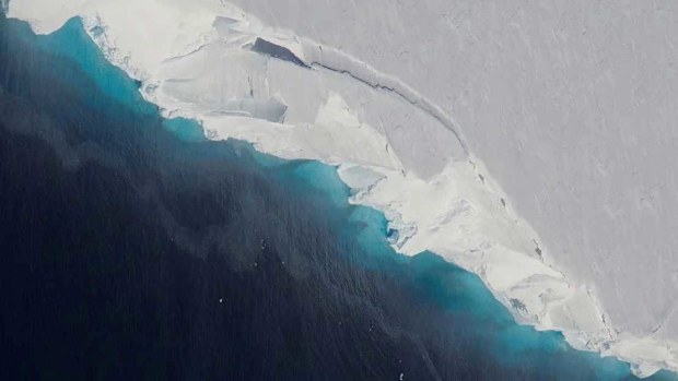 Thwaites Glacier in Antarctica.