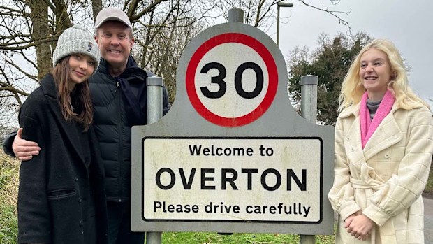 Peter Overton opened his family holiday album.