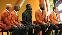 The Mens 2008 United States Olympic team is honored during the 2025 Basketball Hall of Fame Enshrinement Ceremony