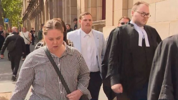McPherson was surrounded by family as he exited the Supreme Court on Monday.