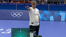 Turkish shooter Yusuf Dikec shunned most of the protective gear worn by other competitors.