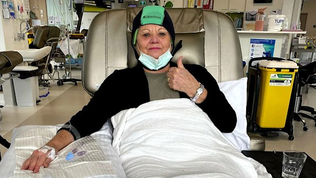 The cancer had doubled in size in weeks but she continually told her grandchildren "this wasn't granny's turn".