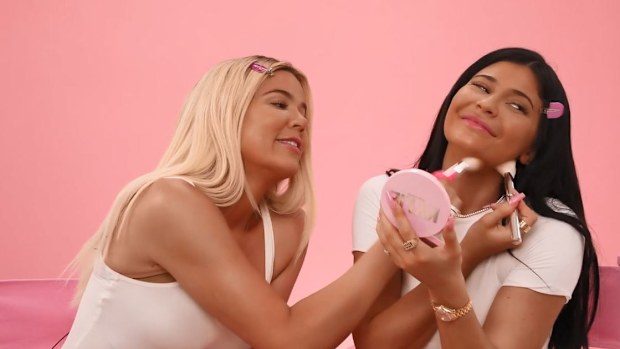 Kylie Jenner, Khloé Kardashian, drunk makeup tutorial, YouTube, birthday
