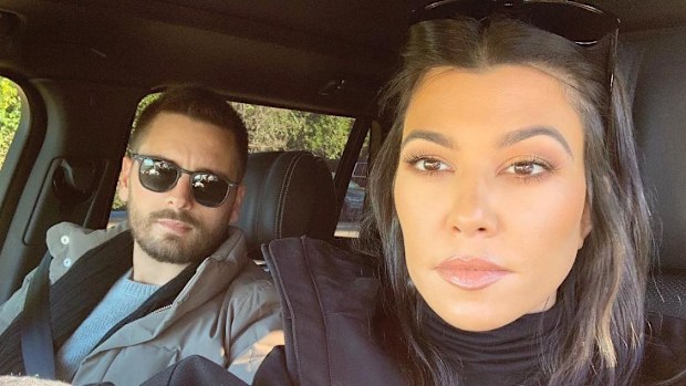 Kourtney Kardashian and ex Scott Disick.