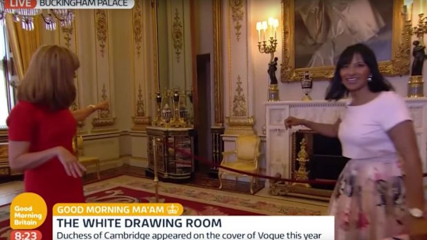 Queen's secret passage leading to her drawing room