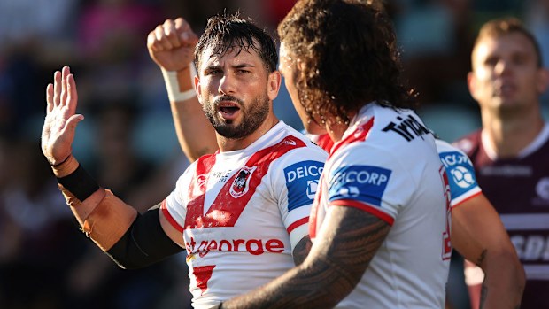 Jack Bird is playing centre for the Dragons in 2024.