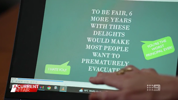 Max could be seen in the video filled with sexual innuendo.