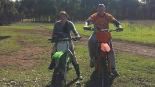 Steven Hackett, 46, was riding his motorbike when it collided with a station wagon on Barcelona Road in Norlunga Downs about 9.40pm yesterday.
