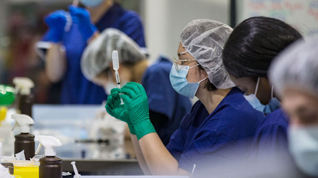 There has been a surge of people seeking the coronavirus vaccination across Melbourne.