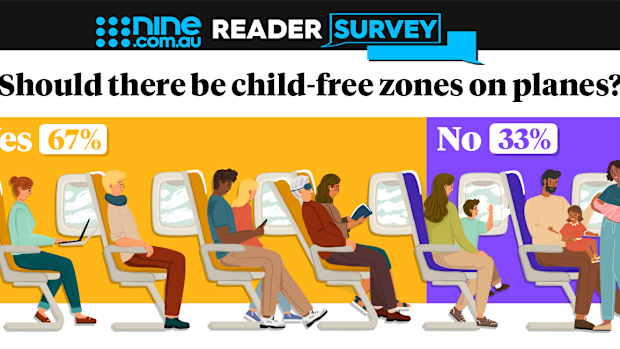 Should there be child-free zones on planes poll