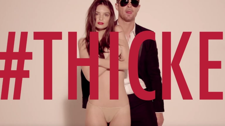 Emily Ratajkowski says Blurred Lines video is the 'bane of 