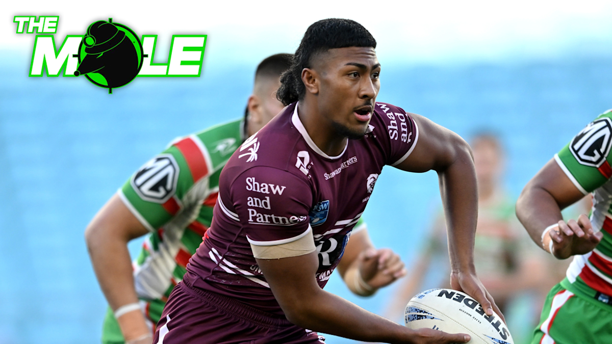 NRL News 2025 | A tehetséges, 19 éves Zaidas Muagututiya volt a Manly Sea Eagles „meglepetés” helyettese Lachlan Crockernél a 9. helyen.