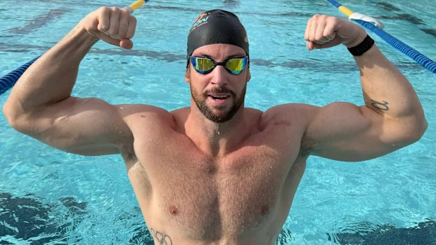 James Magnussen put on a huge amount of size preparing for the Enhanced Games.