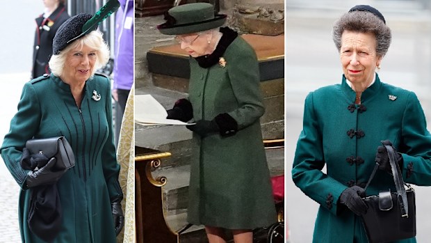 Royals in green Prince Philip