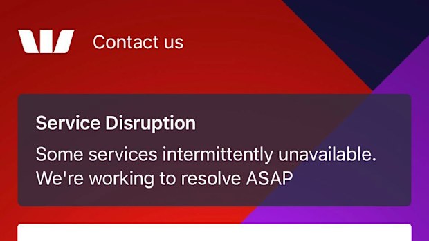 The interruption was first reported before 10.30am and affected online, mobile and telephone banking services.