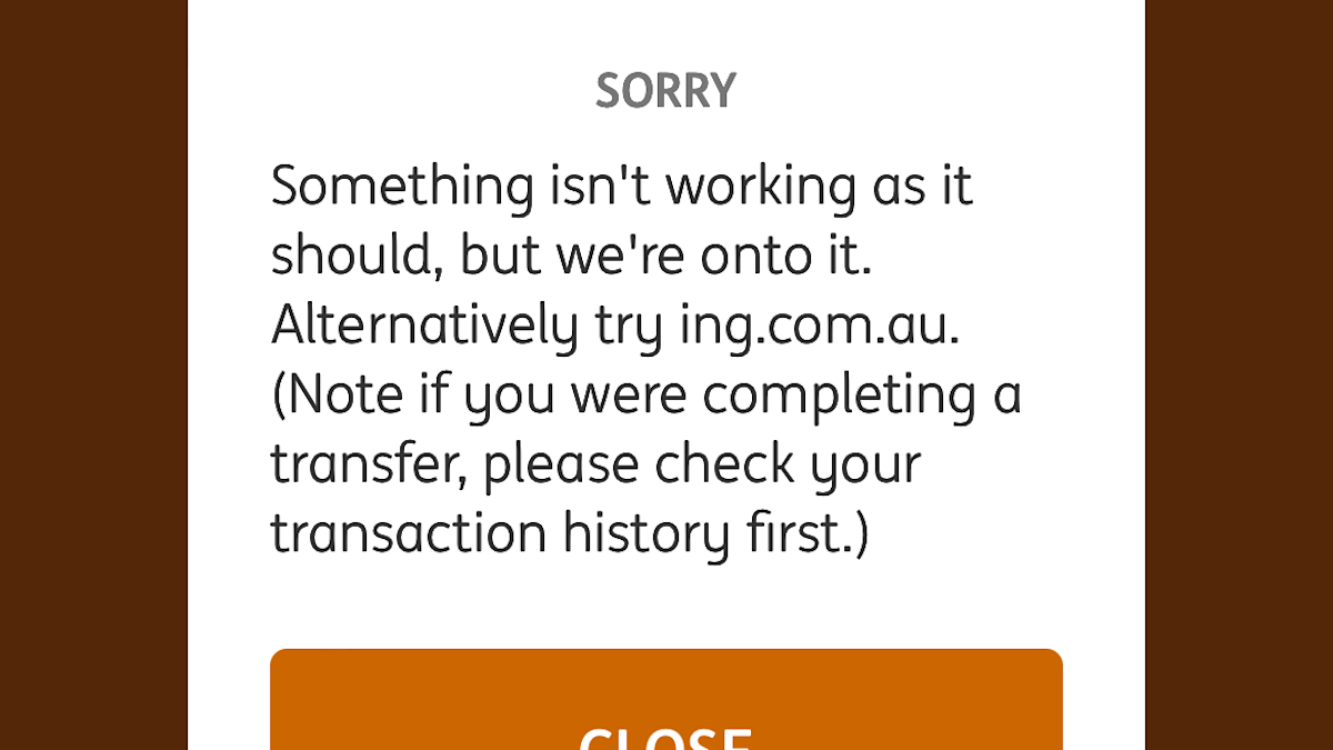 ING Australia outage: Customers from ING Australia locked out of ...